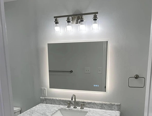 Licensed electricians performing electrical installation in Tellico Village