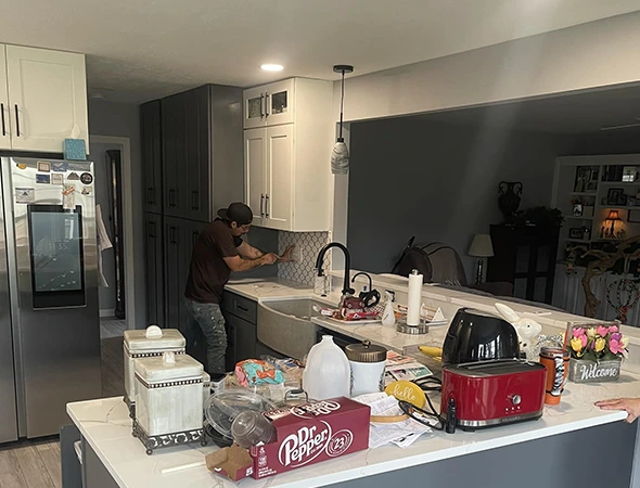 Home kitchen renovation with premium finishes in Hardin Valley